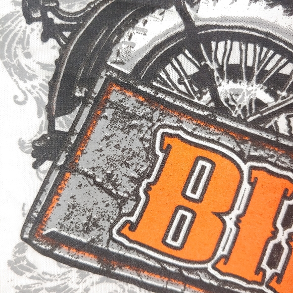 2013 Bike Rally motorcycle graphic Men's Tee Shirt Reno Nevada with Cross - Picture 4 of 7